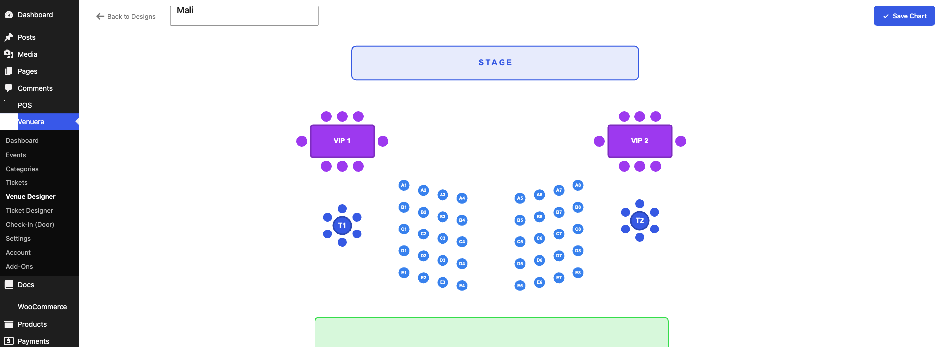 Zoom out for the whole house; zoom in and seats stay sharp.