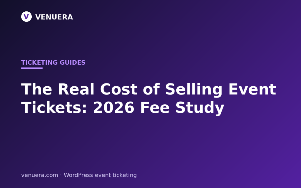 The Real Cost of Selling Event Tickets: We Compared Fees Across 6 Platforms (2026)