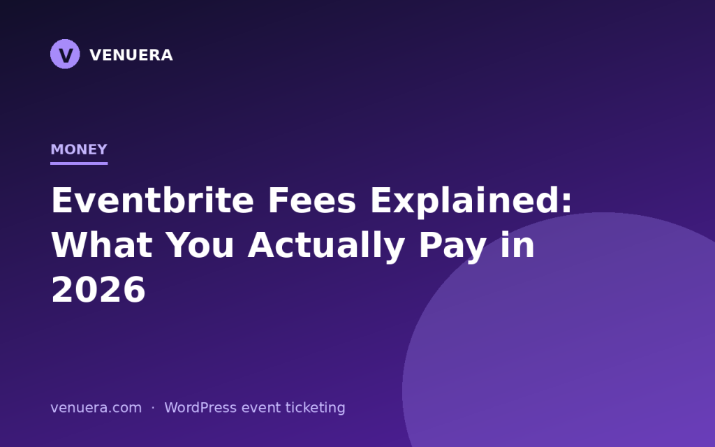 Eventbrite Fees Explained: What You Actually Pay in 2026