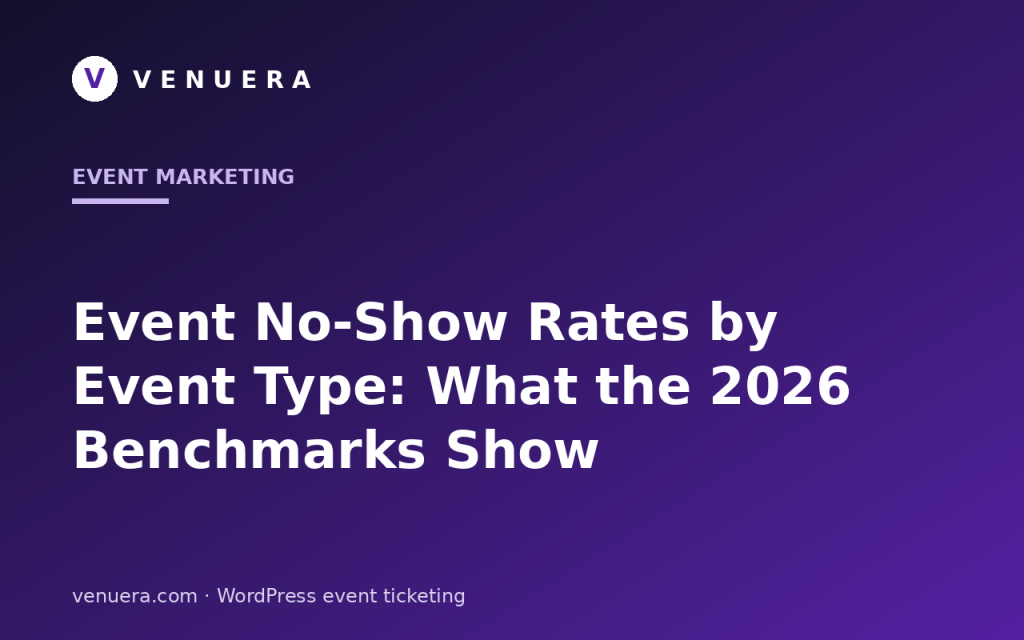 Event No-Show Rates by Event Type: What the 2026 Benchmarks Show